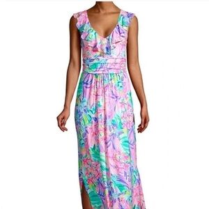 NWT Lilly Pulitzer Mirella It Was All A Dream Maxi Dress